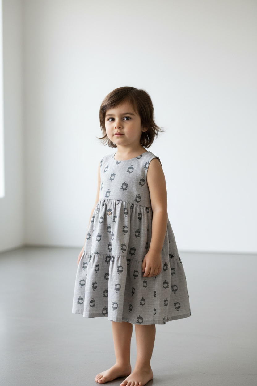 Muslin-Elephant print